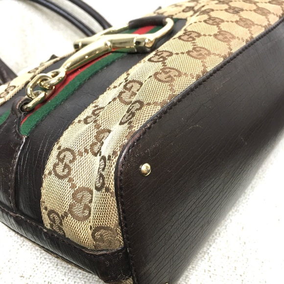 Authentic Gucci Horsebit tote bag - Picture 13 of 15